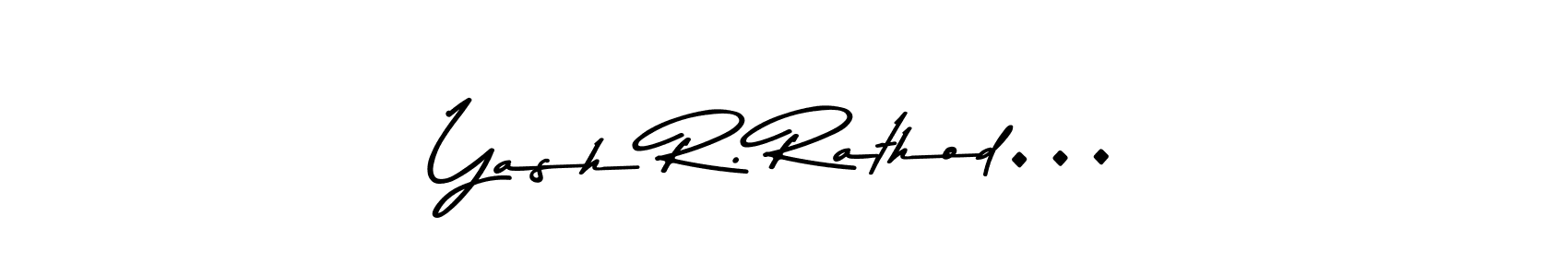 Similarly Asem Kandis PERSONAL USE is the best handwritten signature design. Signature creator online .You can use it as an online autograph creator for name Yash R. Rathod…. Yash R. Rathod… signature style 9 images and pictures png