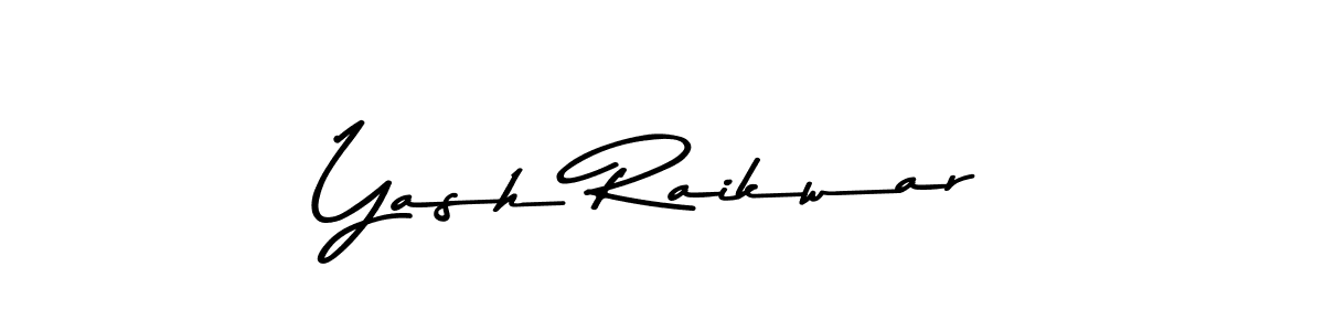 Make a beautiful signature design for name Yash Raikwar. With this signature (Asem Kandis PERSONAL USE) style, you can create a handwritten signature for free. Yash Raikwar signature style 9 images and pictures png