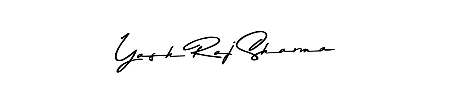 How to make Yash Raj Sharma name signature. Use Asem Kandis PERSONAL USE style for creating short signs online. This is the latest handwritten sign. Yash Raj Sharma signature style 9 images and pictures png