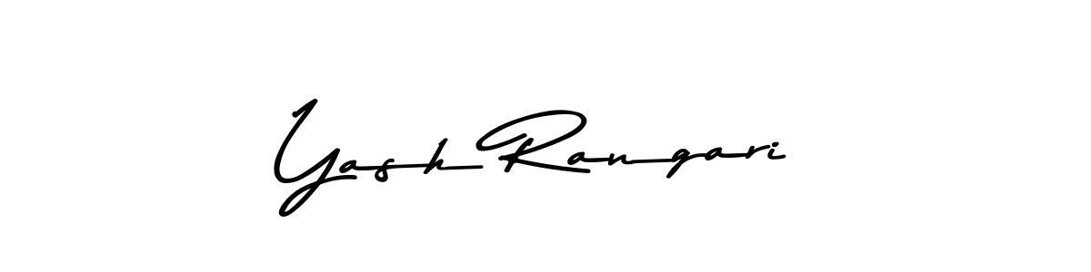 The best way (Asem Kandis PERSONAL USE) to make a short signature is to pick only two or three words in your name. The name Yash Rangari include a total of six letters. For converting this name. Yash Rangari signature style 9 images and pictures png