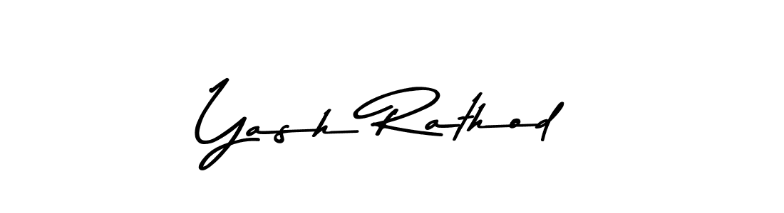 Yash Rathod stylish signature style. Best Handwritten Sign (Asem Kandis PERSONAL USE) for my name. Handwritten Signature Collection Ideas for my name Yash Rathod. Yash Rathod signature style 9 images and pictures png