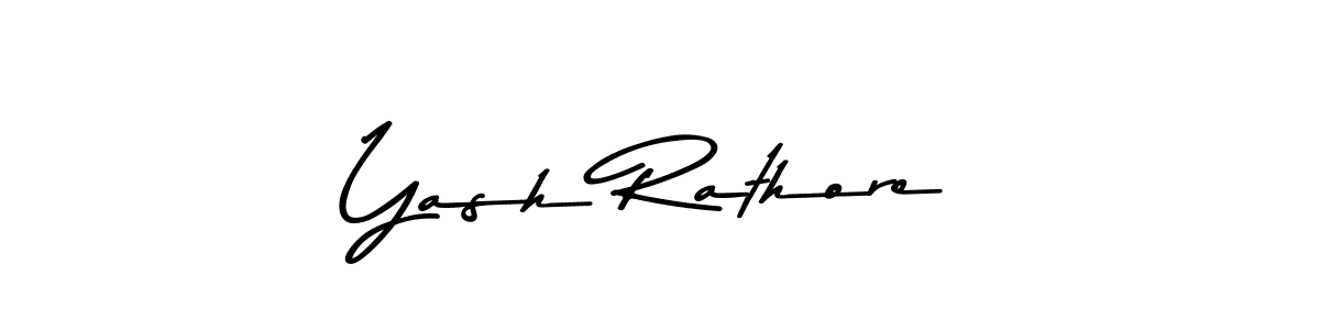 Create a beautiful signature design for name Yash Rathore. With this signature (Asem Kandis PERSONAL USE) fonts, you can make a handwritten signature for free. Yash Rathore signature style 9 images and pictures png