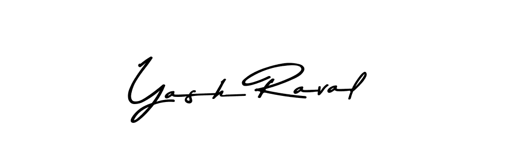 Create a beautiful signature design for name Yash Raval. With this signature (Asem Kandis PERSONAL USE) fonts, you can make a handwritten signature for free. Yash Raval signature style 9 images and pictures png