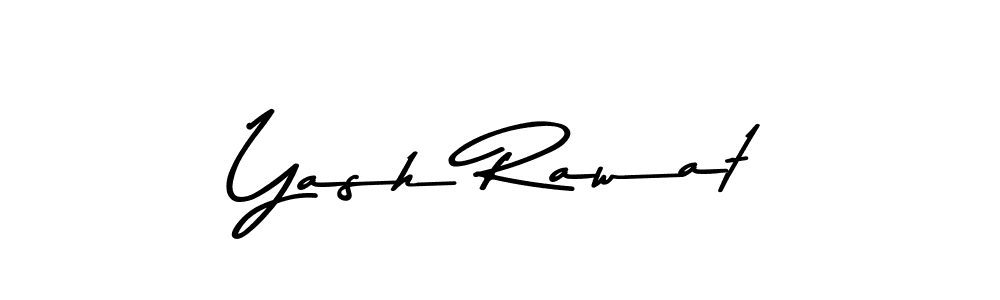 Create a beautiful signature design for name Yash Rawat. With this signature (Asem Kandis PERSONAL USE) fonts, you can make a handwritten signature for free. Yash Rawat signature style 9 images and pictures png