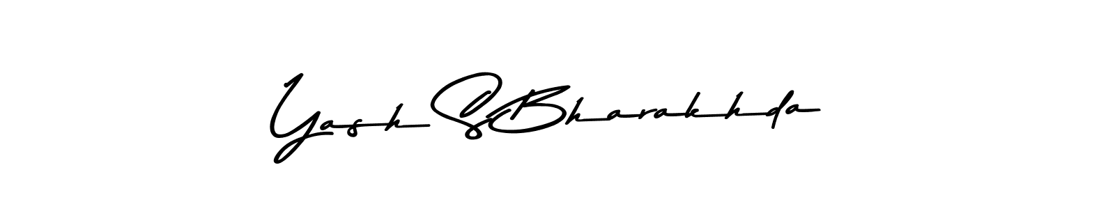 Design your own signature with our free online signature maker. With this signature software, you can create a handwritten (Asem Kandis PERSONAL USE) signature for name Yash S Bharakhda. Yash S Bharakhda signature style 9 images and pictures png