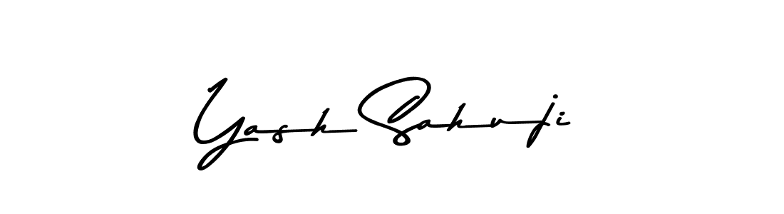 Design your own signature with our free online signature maker. With this signature software, you can create a handwritten (Asem Kandis PERSONAL USE) signature for name Yash Sahuji. Yash Sahuji signature style 9 images and pictures png