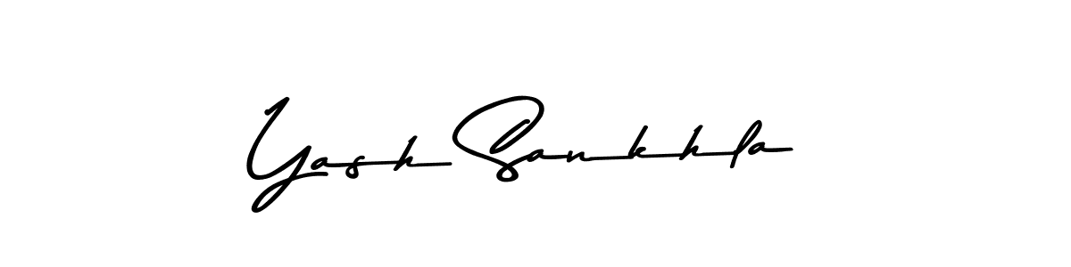 Similarly Asem Kandis PERSONAL USE is the best handwritten signature design. Signature creator online .You can use it as an online autograph creator for name Yash Sankhla. Yash Sankhla signature style 9 images and pictures png