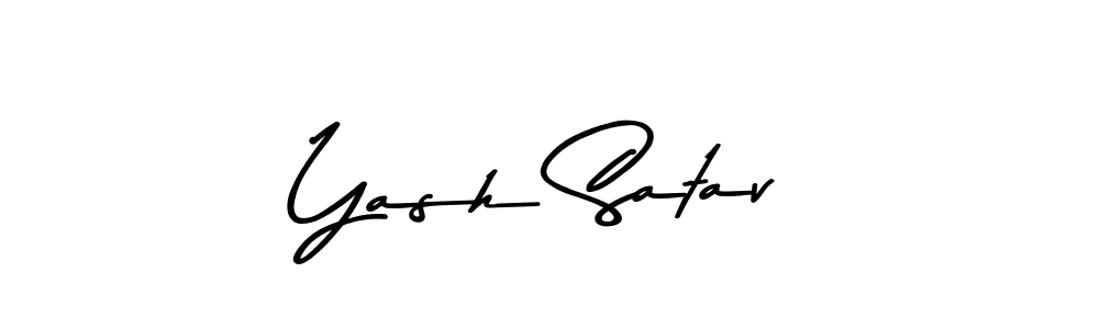 How to make Yash Satav signature? Asem Kandis PERSONAL USE is a professional autograph style. Create handwritten signature for Yash Satav name. Yash Satav signature style 9 images and pictures png