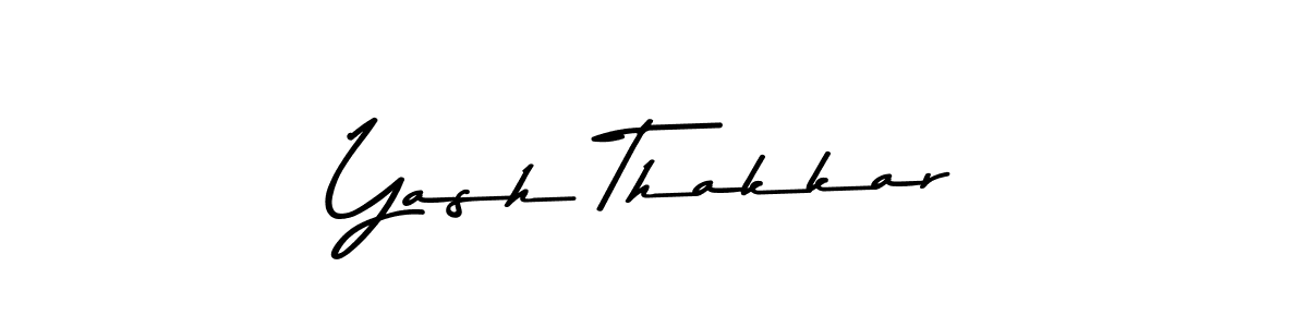 Similarly Asem Kandis PERSONAL USE is the best handwritten signature design. Signature creator online .You can use it as an online autograph creator for name Yash Thakkar. Yash Thakkar signature style 9 images and pictures png