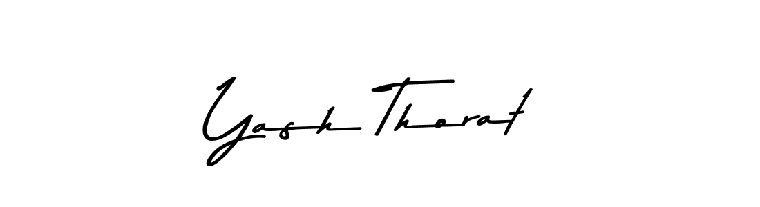 Use a signature maker to create a handwritten signature online. With this signature software, you can design (Asem Kandis PERSONAL USE) your own signature for name Yash Thorat. Yash Thorat signature style 9 images and pictures png