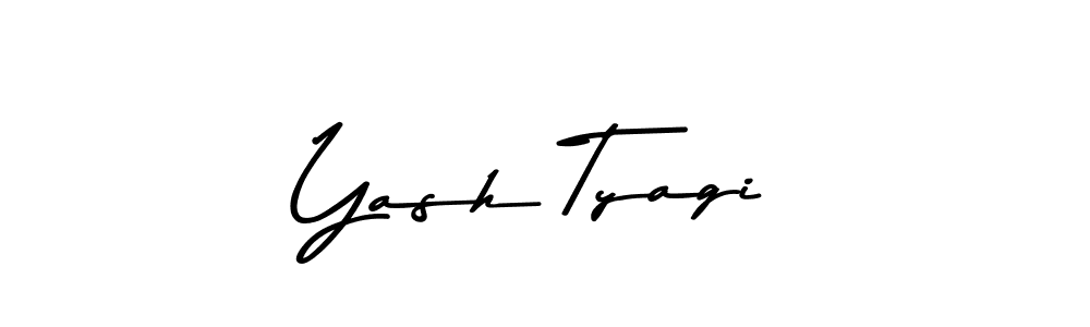 The best way (Asem Kandis PERSONAL USE) to make a short signature is to pick only two or three words in your name. The name Yash Tyagi include a total of six letters. For converting this name. Yash Tyagi signature style 9 images and pictures png