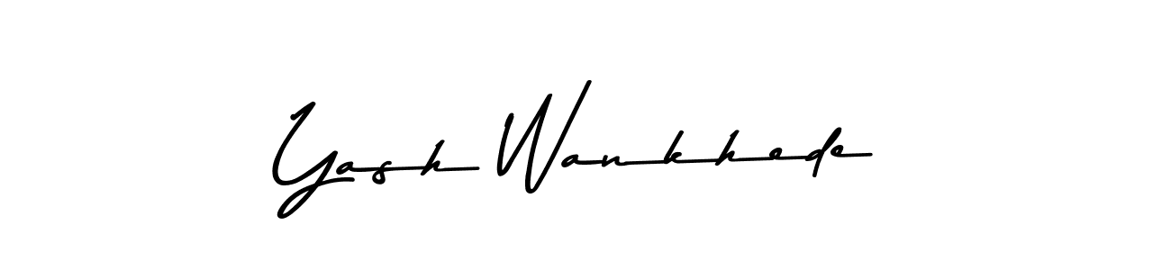 You can use this online signature creator to create a handwritten signature for the name Yash Wankhede. This is the best online autograph maker. Yash Wankhede signature style 9 images and pictures png