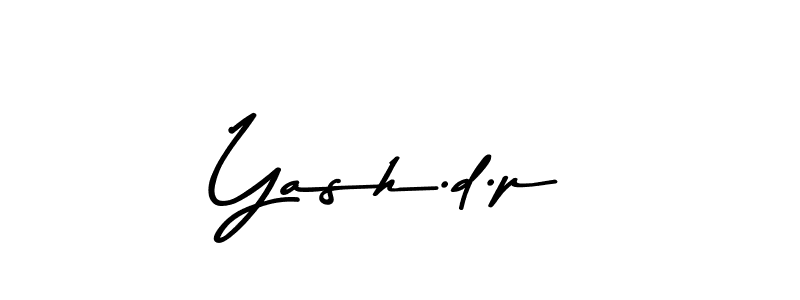 How to make Yash.d.p name signature. Use Asem Kandis PERSONAL USE style for creating short signs online. This is the latest handwritten sign. Yash.d.p signature style 9 images and pictures png