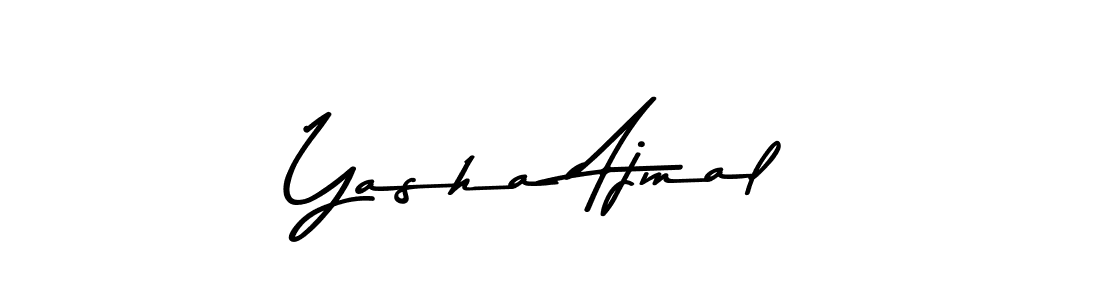 Also we have Yasha Ajmal name is the best signature style. Create professional handwritten signature collection using Asem Kandis PERSONAL USE autograph style. Yasha Ajmal signature style 9 images and pictures png