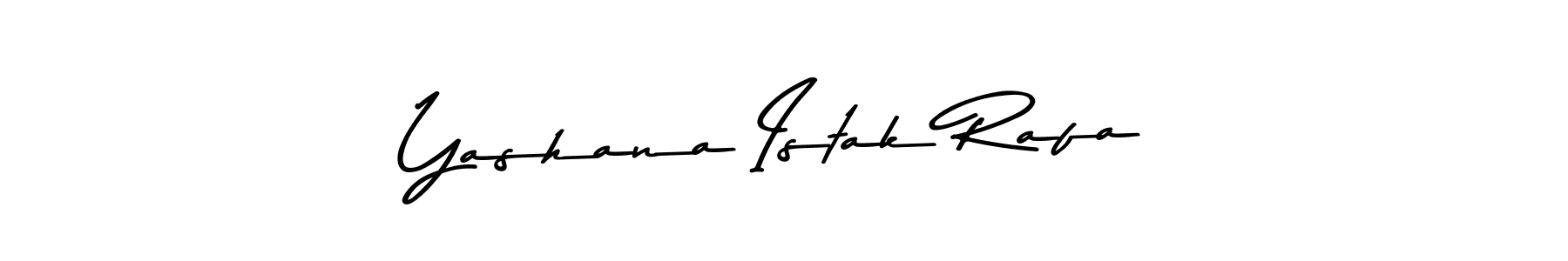 Check out images of Autograph of Yashana Istak Rafa name. Actor Yashana Istak Rafa Signature Style. Asem Kandis PERSONAL USE is a professional sign style online. Yashana Istak Rafa signature style 9 images and pictures png