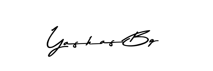 The best way (Asem Kandis PERSONAL USE) to make a short signature is to pick only two or three words in your name. The name Yashas Bg include a total of six letters. For converting this name. Yashas Bg signature style 9 images and pictures png