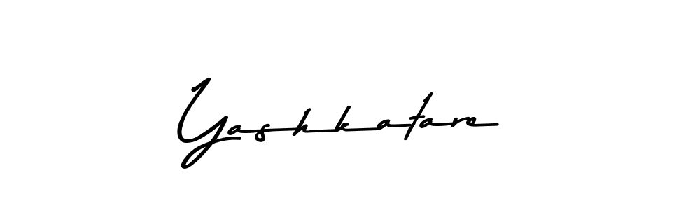 How to make Yashkatare name signature. Use Asem Kandis PERSONAL USE style for creating short signs online. This is the latest handwritten sign. Yashkatare signature style 9 images and pictures png