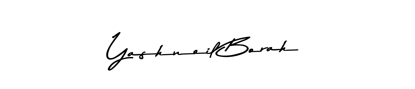 Asem Kandis PERSONAL USE is a professional signature style that is perfect for those who want to add a touch of class to their signature. It is also a great choice for those who want to make their signature more unique. Get Yashneil Borah name to fancy signature for free. Yashneil Borah signature style 9 images and pictures png