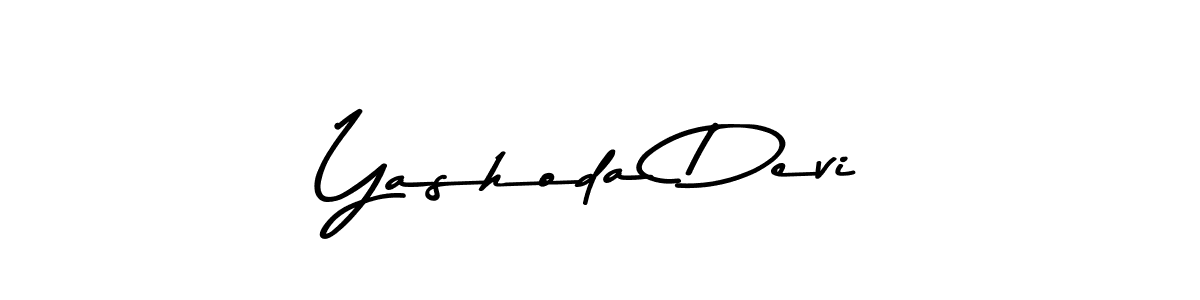 Create a beautiful signature design for name Yashoda Devi. With this signature (Asem Kandis PERSONAL USE) fonts, you can make a handwritten signature for free. Yashoda Devi signature style 9 images and pictures png
