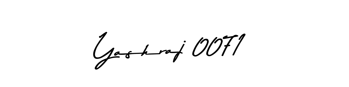 The best way (Asem Kandis PERSONAL USE) to make a short signature is to pick only two or three words in your name. The name Yashraj 0071 include a total of six letters. For converting this name. Yashraj 0071 signature style 9 images and pictures png