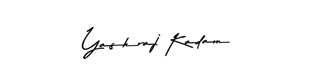 Design your own signature with our free online signature maker. With this signature software, you can create a handwritten (Asem Kandis PERSONAL USE) signature for name Yashraj Kadam. Yashraj Kadam signature style 9 images and pictures png