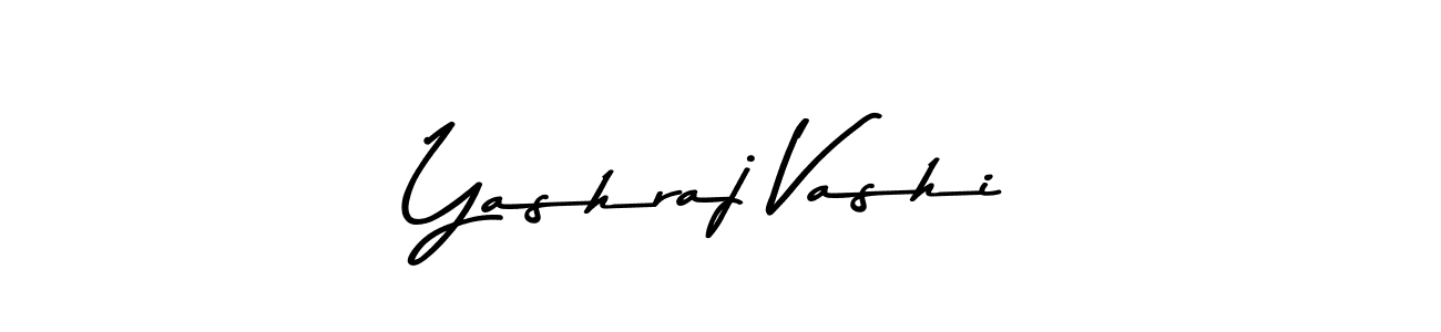 How to make Yashraj Vashi name signature. Use Asem Kandis PERSONAL USE style for creating short signs online. This is the latest handwritten sign. Yashraj Vashi signature style 9 images and pictures png