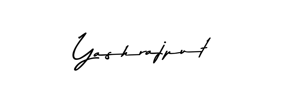 Create a beautiful signature design for name Yashrajput. With this signature (Asem Kandis PERSONAL USE) fonts, you can make a handwritten signature for free. Yashrajput signature style 9 images and pictures png