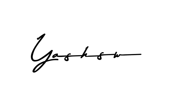 Design your own signature with our free online signature maker. With this signature software, you can create a handwritten (Asem Kandis PERSONAL USE) signature for name Yashsw. Yashsw signature style 9 images and pictures png