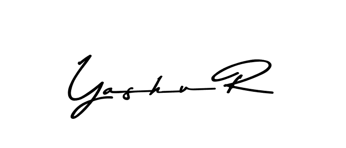Here are the top 10 professional signature styles for the name Yashu R. These are the best autograph styles you can use for your name. Yashu R signature style 9 images and pictures png