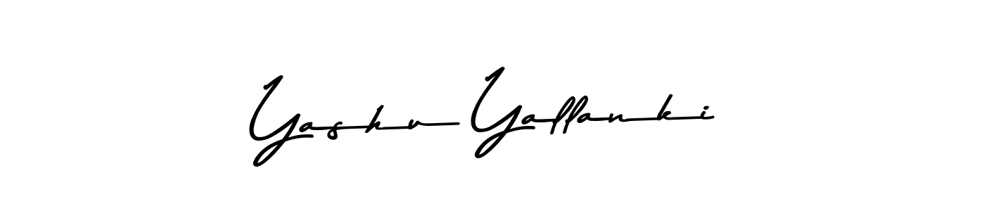 The best way (Asem Kandis PERSONAL USE) to make a short signature is to pick only two or three words in your name. The name Yashu Yallanki include a total of six letters. For converting this name. Yashu Yallanki signature style 9 images and pictures png