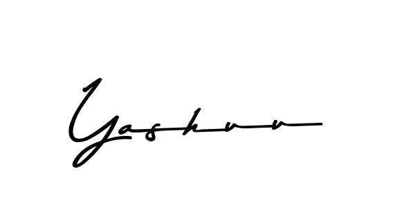 Use a signature maker to create a handwritten signature online. With this signature software, you can design (Asem Kandis PERSONAL USE) your own signature for name Yashuu. Yashuu signature style 9 images and pictures png