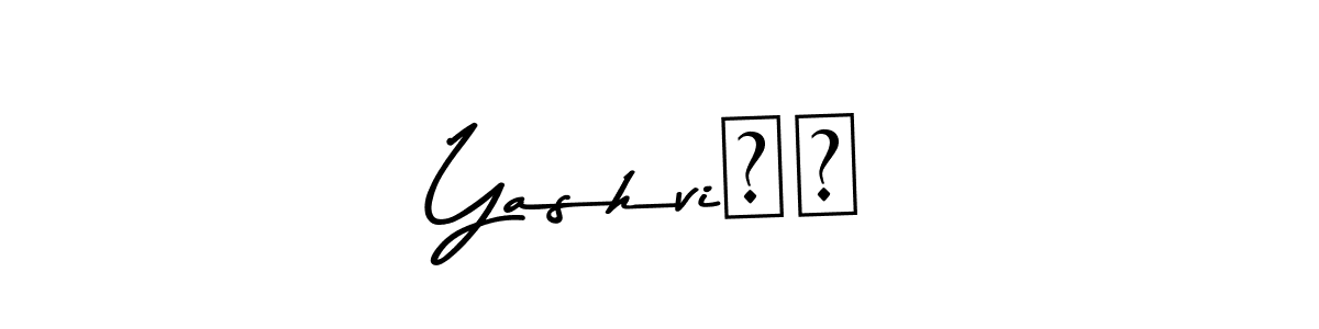 Similarly Asem Kandis PERSONAL USE is the best handwritten signature design. Signature creator online .You can use it as an online autograph creator for name Yashvi❤️. Yashvi❤️ signature style 9 images and pictures png