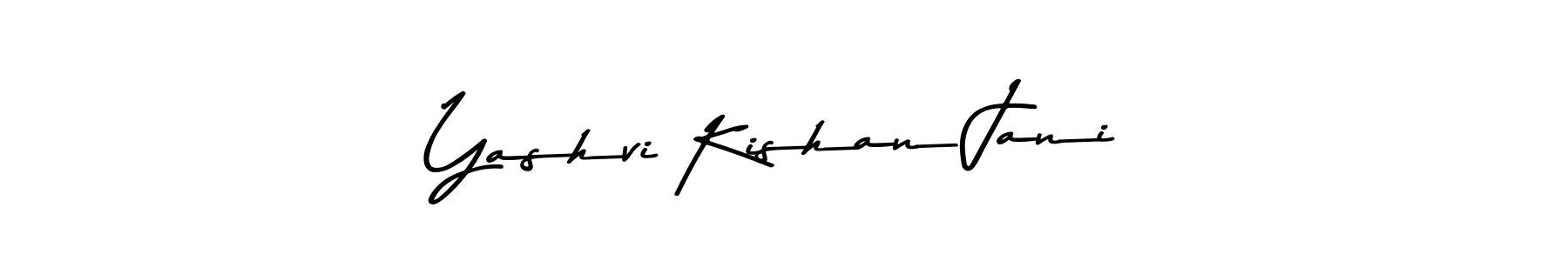 How to make Yashvi Kishan Jani signature? Asem Kandis PERSONAL USE is a professional autograph style. Create handwritten signature for Yashvi Kishan Jani name. Yashvi Kishan Jani signature style 9 images and pictures png