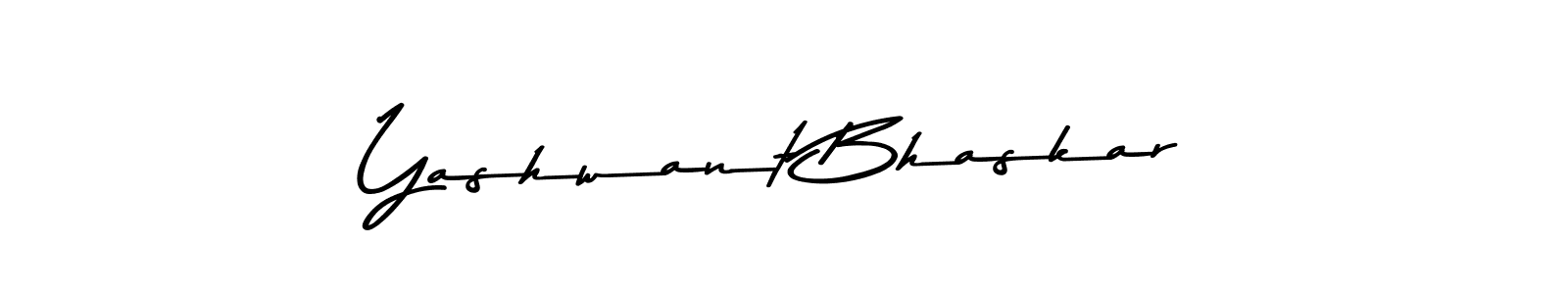 Make a beautiful signature design for name Yashwant Bhaskar. With this signature (Asem Kandis PERSONAL USE) style, you can create a handwritten signature for free. Yashwant Bhaskar signature style 9 images and pictures png