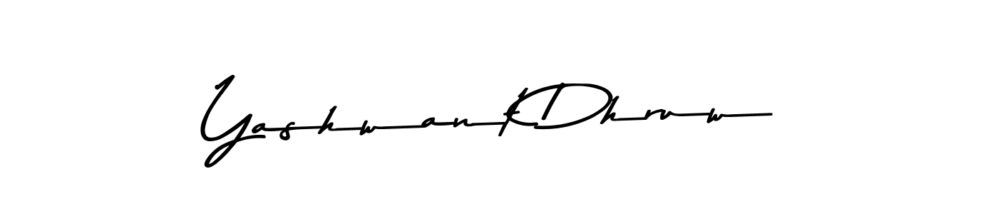 Here are the top 10 professional signature styles for the name Yashwant Dhruw. These are the best autograph styles you can use for your name. Yashwant Dhruw signature style 9 images and pictures png