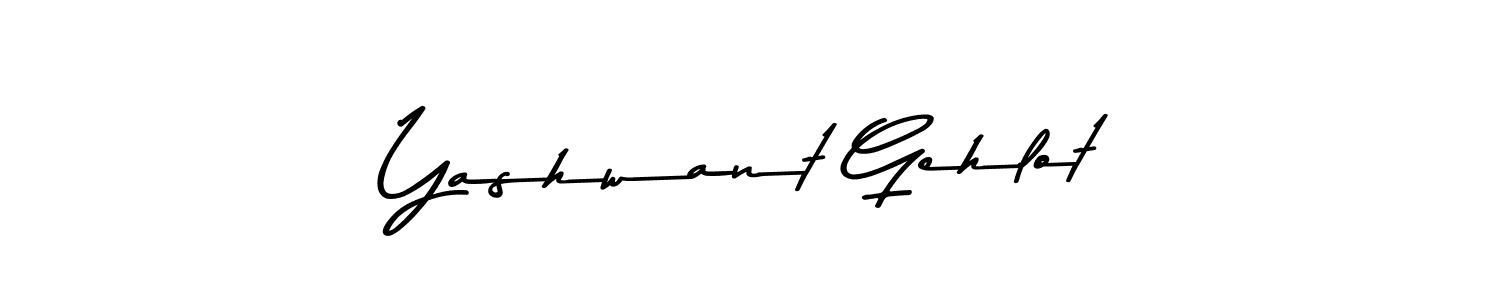 Also we have Yashwant Gehlot name is the best signature style. Create professional handwritten signature collection using Asem Kandis PERSONAL USE autograph style. Yashwant Gehlot signature style 9 images and pictures png
