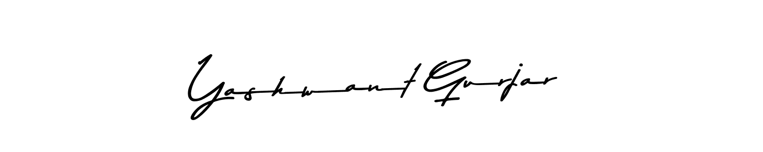 Yashwant Gurjar stylish signature style. Best Handwritten Sign (Asem Kandis PERSONAL USE) for my name. Handwritten Signature Collection Ideas for my name Yashwant Gurjar. Yashwant Gurjar signature style 9 images and pictures png