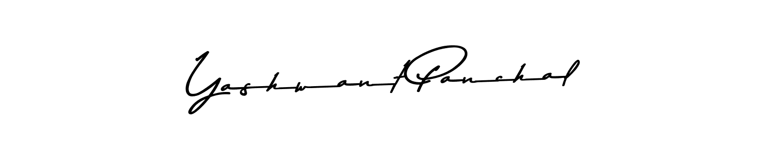 Use a signature maker to create a handwritten signature online. With this signature software, you can design (Asem Kandis PERSONAL USE) your own signature for name Yashwant Panchal. Yashwant Panchal signature style 9 images and pictures png