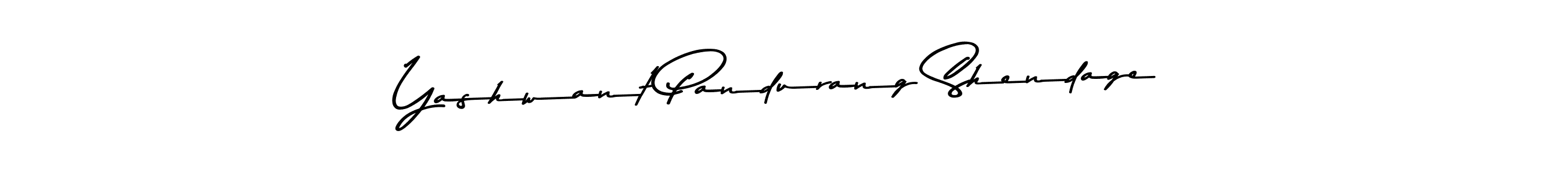 The best way (Asem Kandis PERSONAL USE) to make a short signature is to pick only two or three words in your name. The name Yashwant Pandurang Shendage include a total of six letters. For converting this name. Yashwant Pandurang Shendage signature style 9 images and pictures png