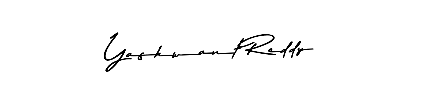 How to make Yashwant Reddy name signature. Use Asem Kandis PERSONAL USE style for creating short signs online. This is the latest handwritten sign. Yashwant Reddy signature style 9 images and pictures png