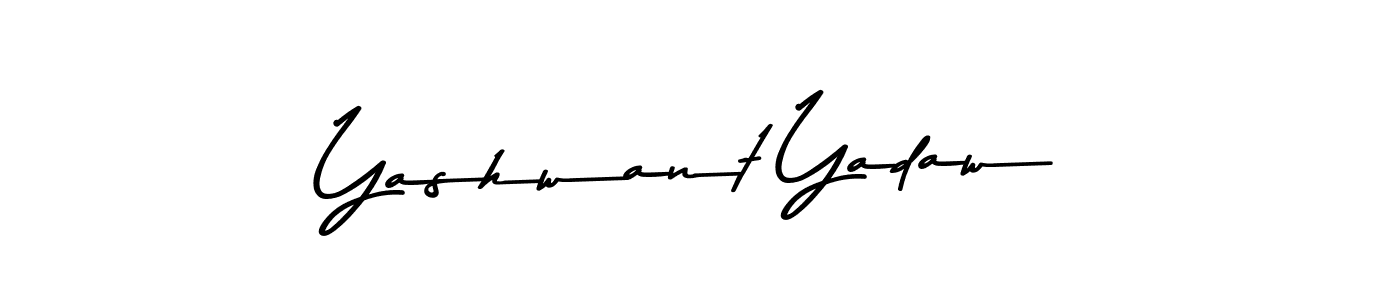 How to make Yashwant Yadaw name signature. Use Asem Kandis PERSONAL USE style for creating short signs online. This is the latest handwritten sign. Yashwant Yadaw signature style 9 images and pictures png
