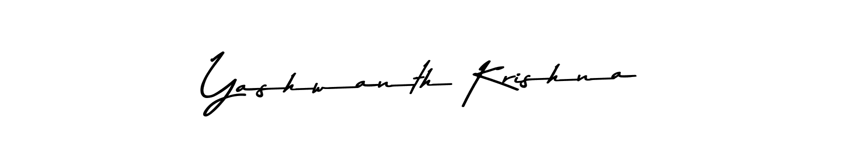 Yashwanth Krishna stylish signature style. Best Handwritten Sign (Asem Kandis PERSONAL USE) for my name. Handwritten Signature Collection Ideas for my name Yashwanth Krishna. Yashwanth Krishna signature style 9 images and pictures png
