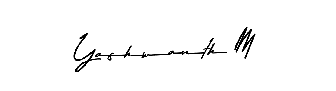You should practise on your own different ways (Asem Kandis PERSONAL USE) to write your name (Yashwanth M) in signature. don't let someone else do it for you. Yashwanth M signature style 9 images and pictures png