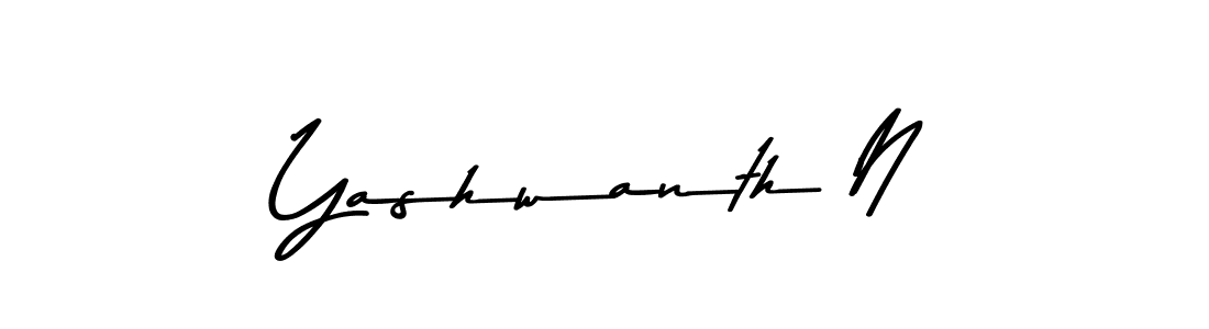 Asem Kandis PERSONAL USE is a professional signature style that is perfect for those who want to add a touch of class to their signature. It is also a great choice for those who want to make their signature more unique. Get Yashwanth N name to fancy signature for free. Yashwanth N signature style 9 images and pictures png