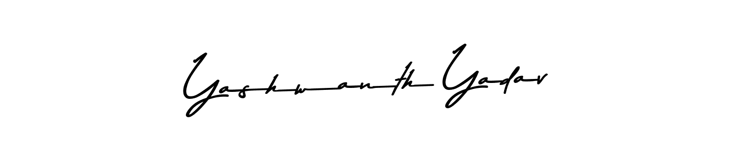 How to make Yashwanth Yadav name signature. Use Asem Kandis PERSONAL USE style for creating short signs online. This is the latest handwritten sign. Yashwanth Yadav signature style 9 images and pictures png