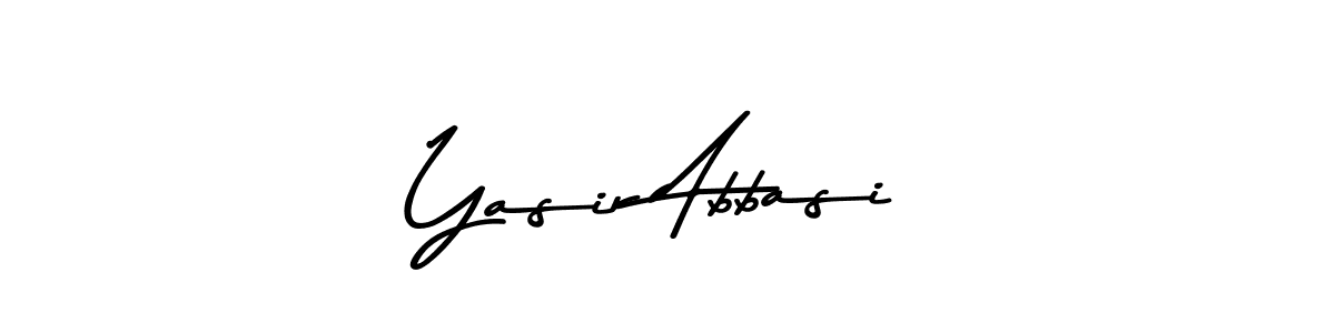 Make a beautiful signature design for name Yasir Abbasi. Use this online signature maker to create a handwritten signature for free. Yasir Abbasi signature style 9 images and pictures png