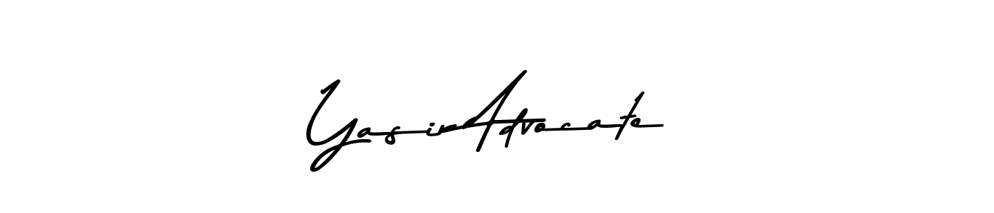 Yasir Advocate stylish signature style. Best Handwritten Sign (Asem Kandis PERSONAL USE) for my name. Handwritten Signature Collection Ideas for my name Yasir Advocate. Yasir Advocate signature style 9 images and pictures png