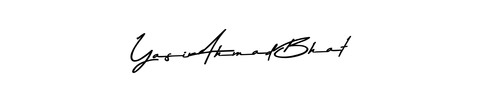 if you are searching for the best signature style for your name Yasir Ahmad Bhat. so please give up your signature search. here we have designed multiple signature styles  using Asem Kandis PERSONAL USE. Yasir Ahmad Bhat signature style 9 images and pictures png