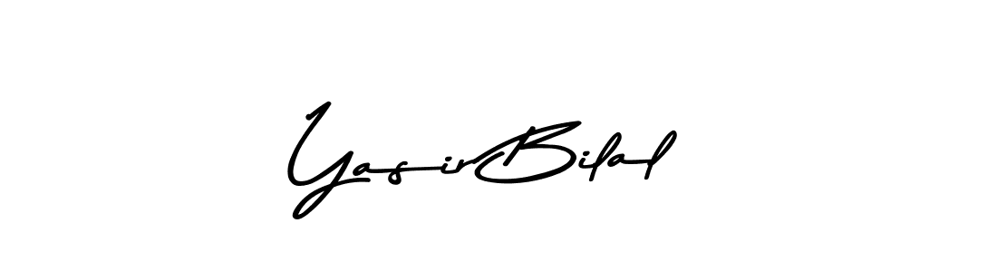 Make a beautiful signature design for name Yasir Bilal. With this signature (Asem Kandis PERSONAL USE) style, you can create a handwritten signature for free. Yasir Bilal signature style 9 images and pictures png
