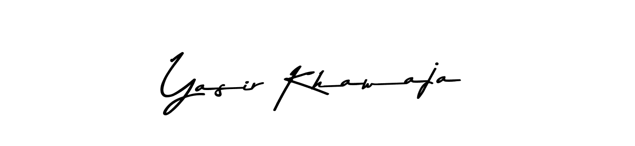 Make a beautiful signature design for name Yasir Khawaja. With this signature (Asem Kandis PERSONAL USE) style, you can create a handwritten signature for free. Yasir Khawaja signature style 9 images and pictures png